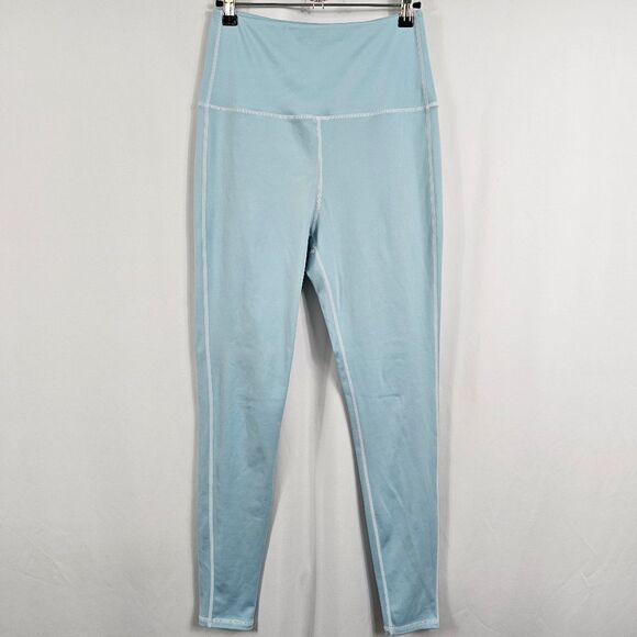 Frankie's Bikinis Active Lively High Waist Legging in Baby Blue - Size L - Picture 1 of 10